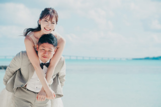 【フォトウェディングプラン】与那覇前浜ビーチ