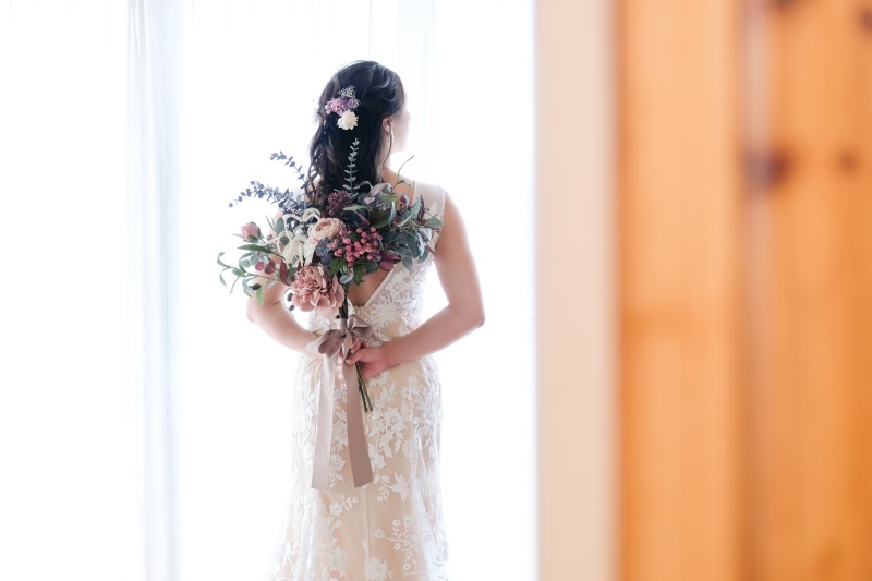 お支度後の新婦様