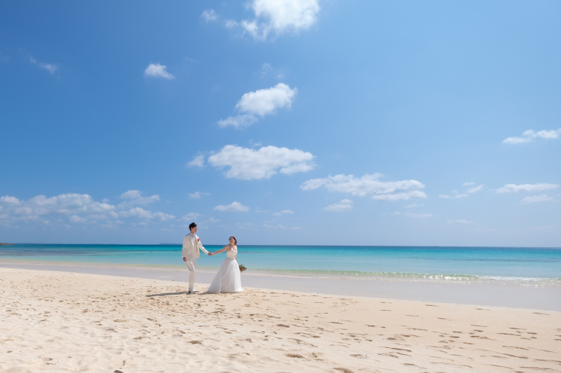 撮影も兼ねての新婚旅行