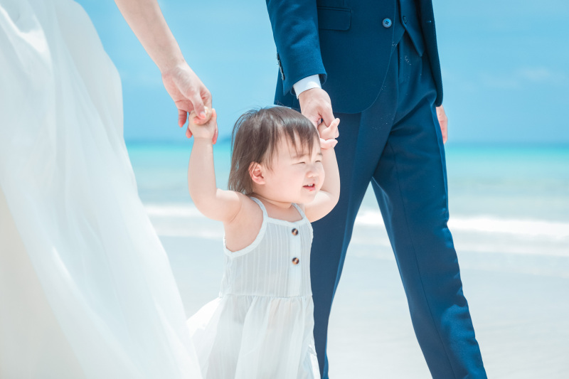 お子さまとの撮影に、追加料金は不要です◎