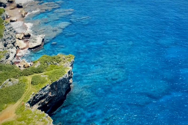 手つかずの自然はぜひドローンで!
