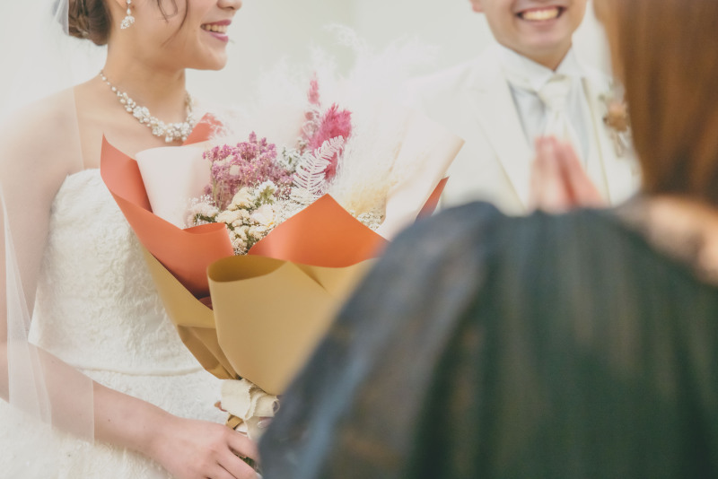 - ご友人様からの花束サプライズ -