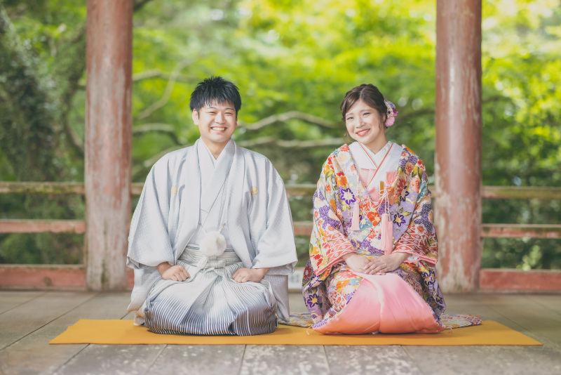 - 柞原八幡宮での撮影 -