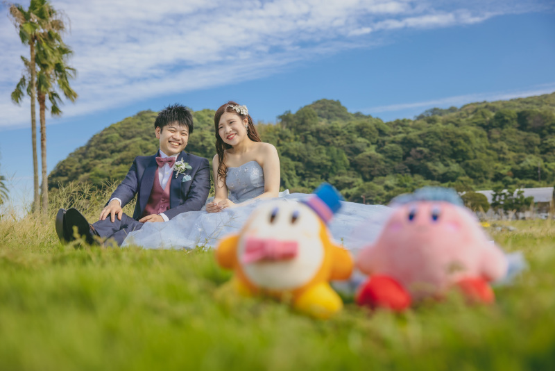 - 大切な人やモノに囲まれての撮影 -