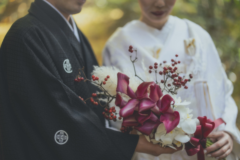 お持ち込みの生花ブーケ❁