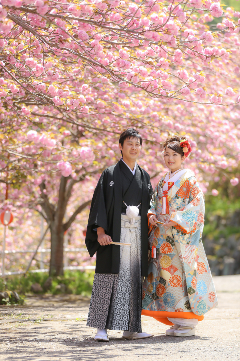 満開の桜の中で♡