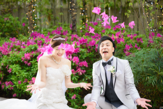 思い出の場所で前撮り♡