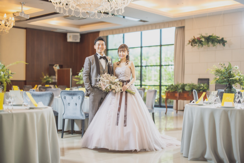 - 結婚式会場での撮影 -