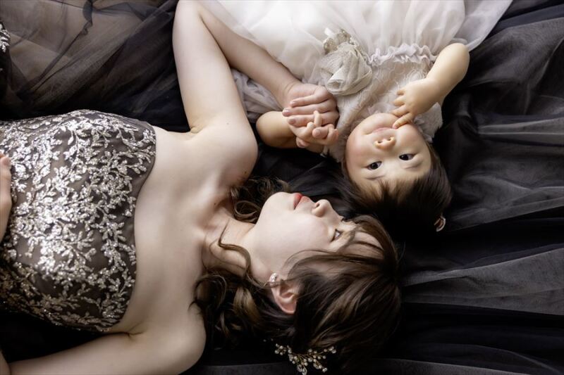 - ママとの2ショット -