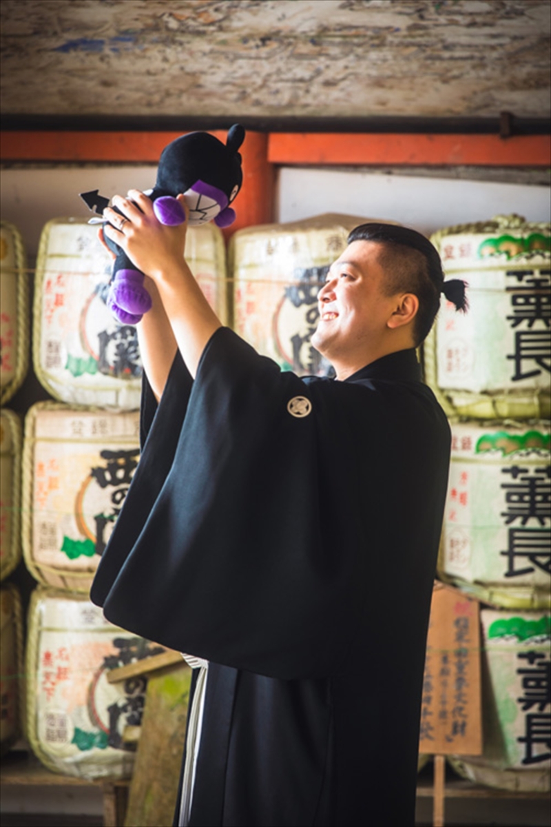 バイキンマンと新郎さん♪