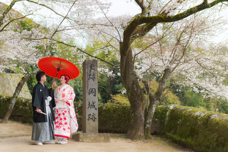 和装は桜と一緒に♡