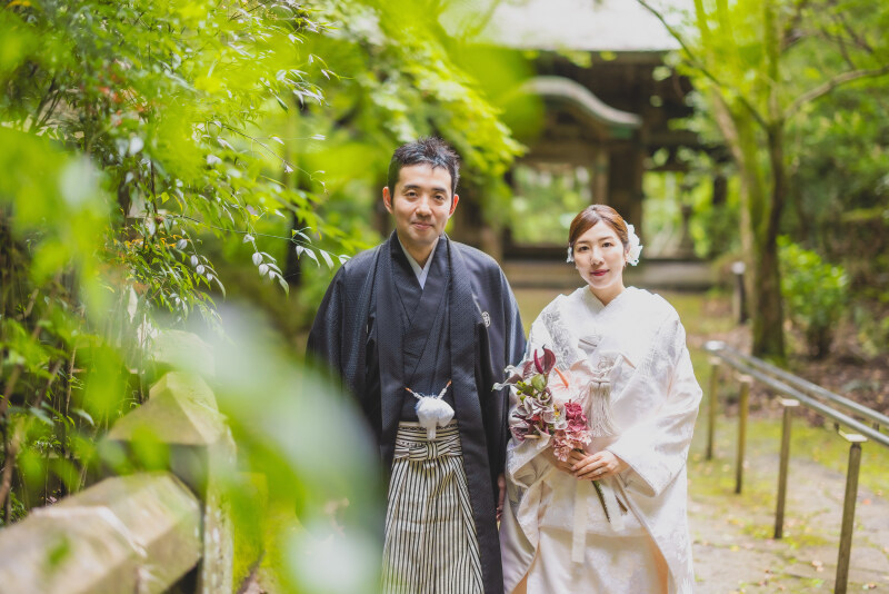 お二人の希望の場所で、和装も洋装も撮影♬【全データプラン】ロケーション&スタジオ&チャペル3か所付き☆