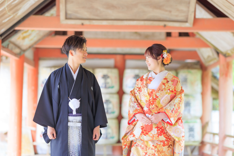 【神社やお寺での撮影】和装ロケーション基本プラン!!