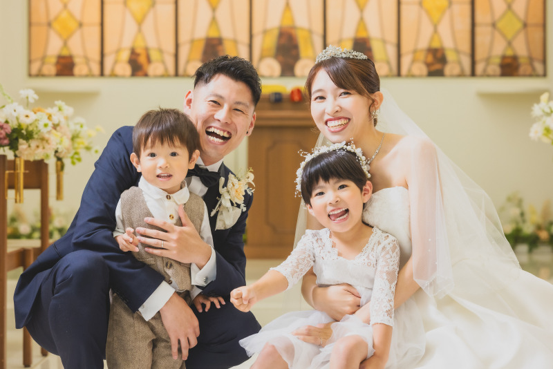 photorait限定♪本物のチャペルで挙式風撮影が叶う!【1ポーズアルバム+全データ】 今ならドレスがもう1着着れちゃう♪