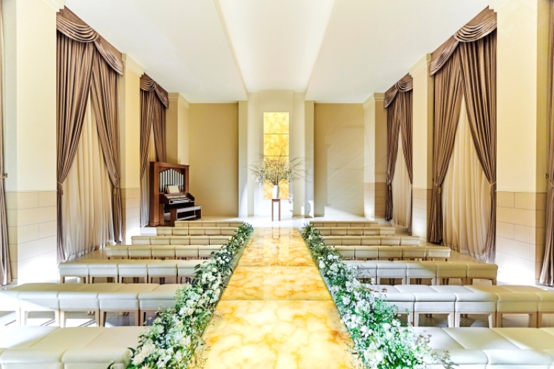 【本格チャペル撮影+会食】式場のチャペル撮影+会食付きプラン