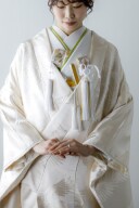 和装小物：筥迫&懐剣ゴールド花柄