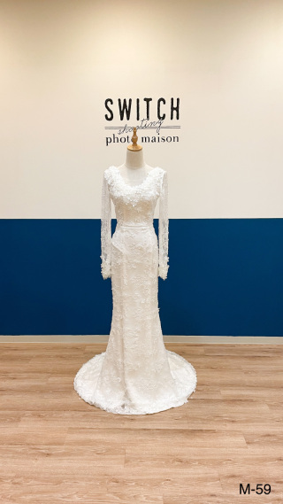 マーメイドラインドレス：M-59