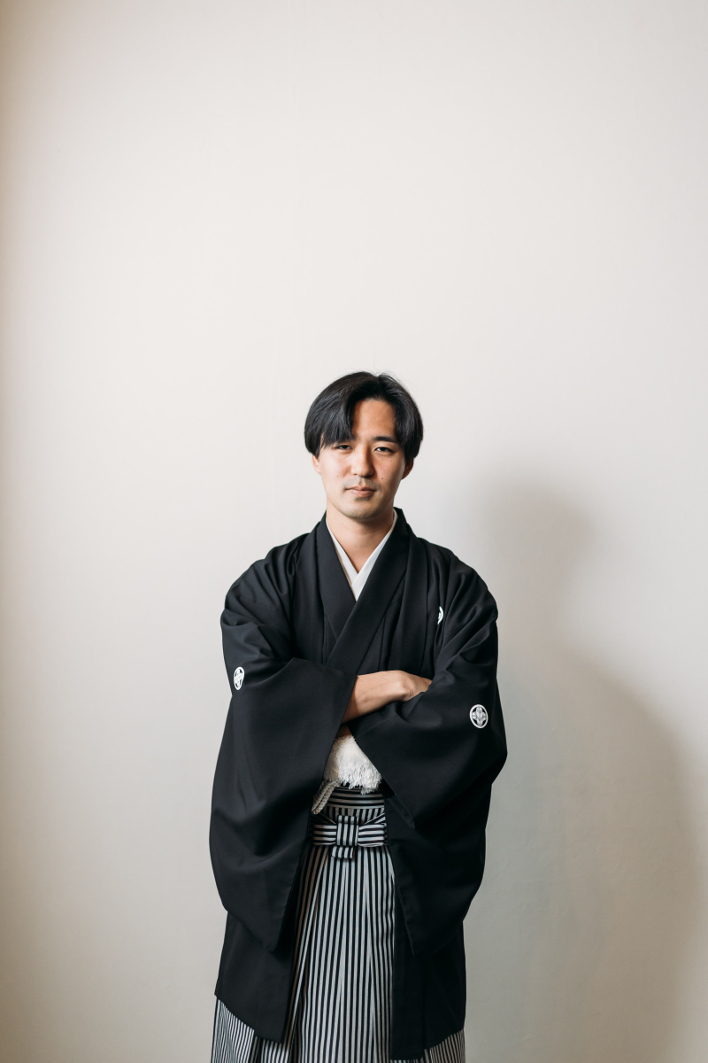 ご新郎様、ソロショット