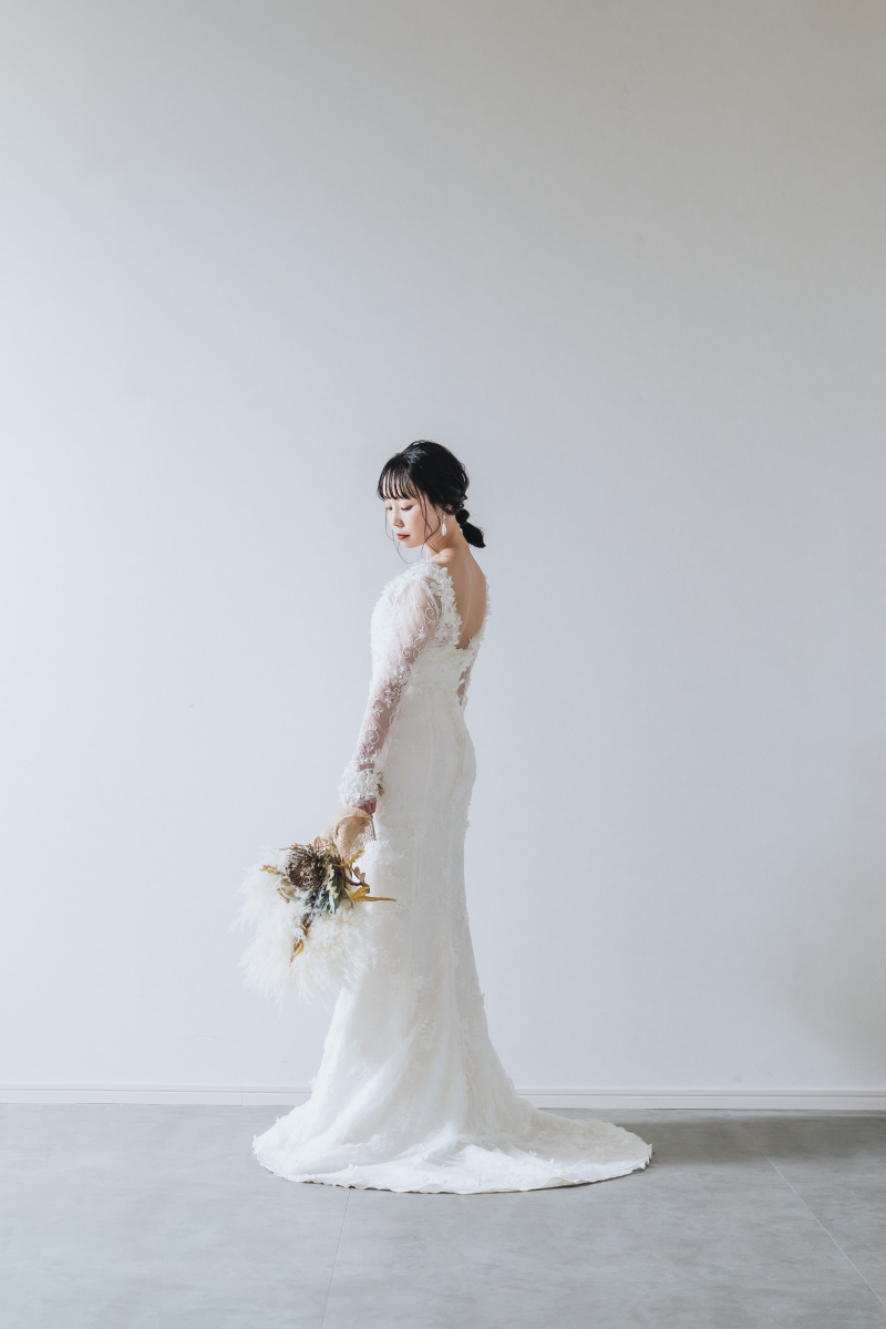 こだわって選んだドレスも記念に、、