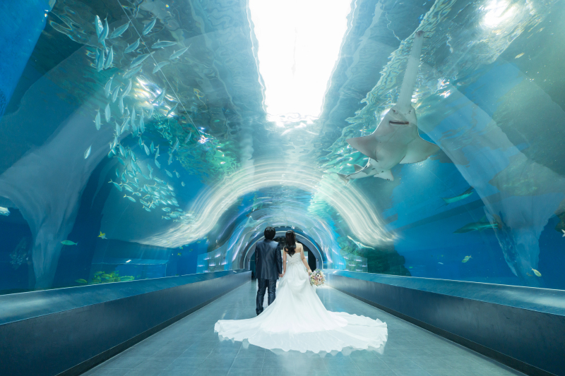 2人でバックショット