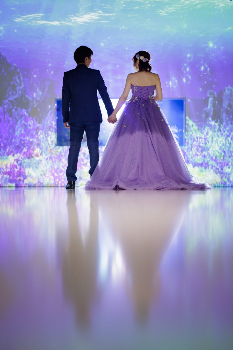 まずはプロジェクションマッピングと