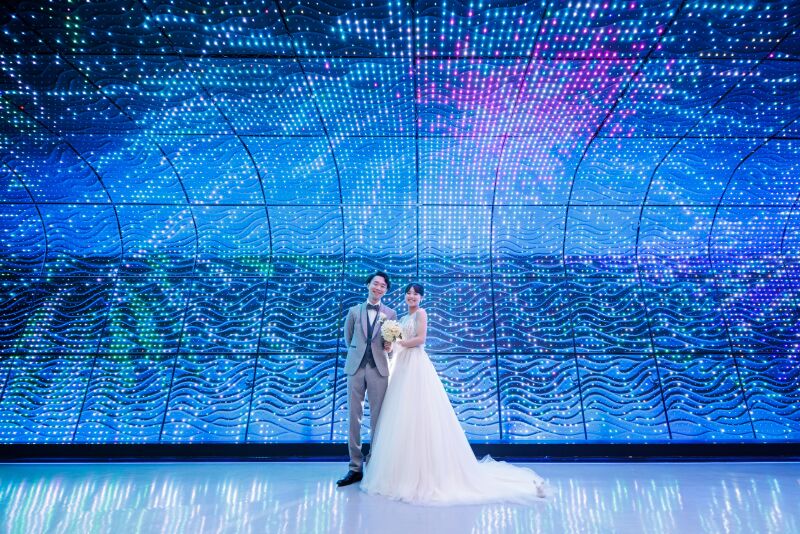 キラキラ輝くLEDライト