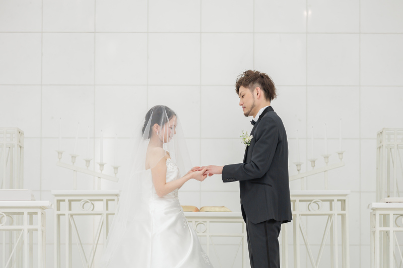 【洋装】"挙式風"　素敵なフォトウエディング♪