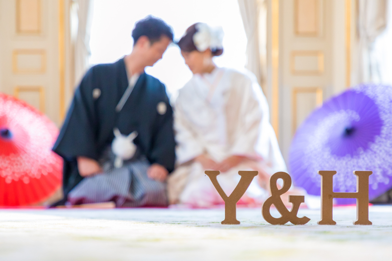 おふたりのイニシャル