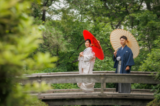 【和装】日本庭園と貴賓館で和フォトウエディング！