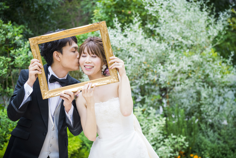 緑に囲まれた外ショット