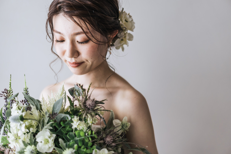 新婦様のソロショット