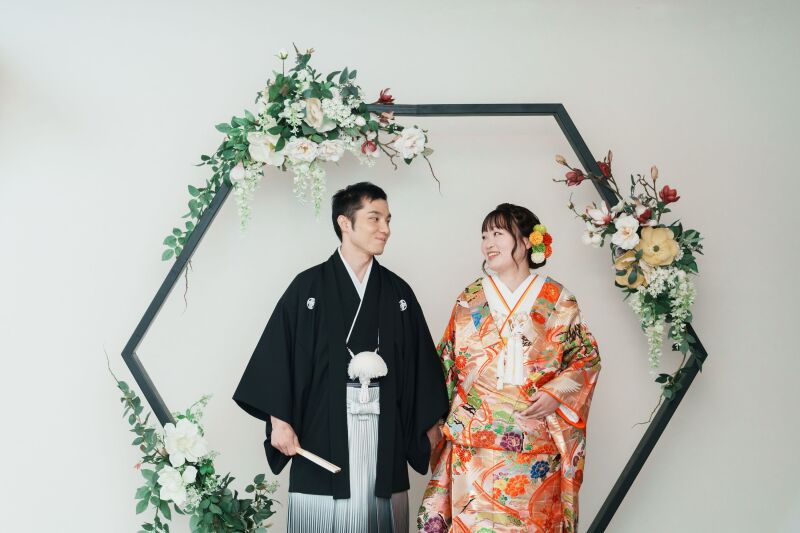 和装にチェンジ