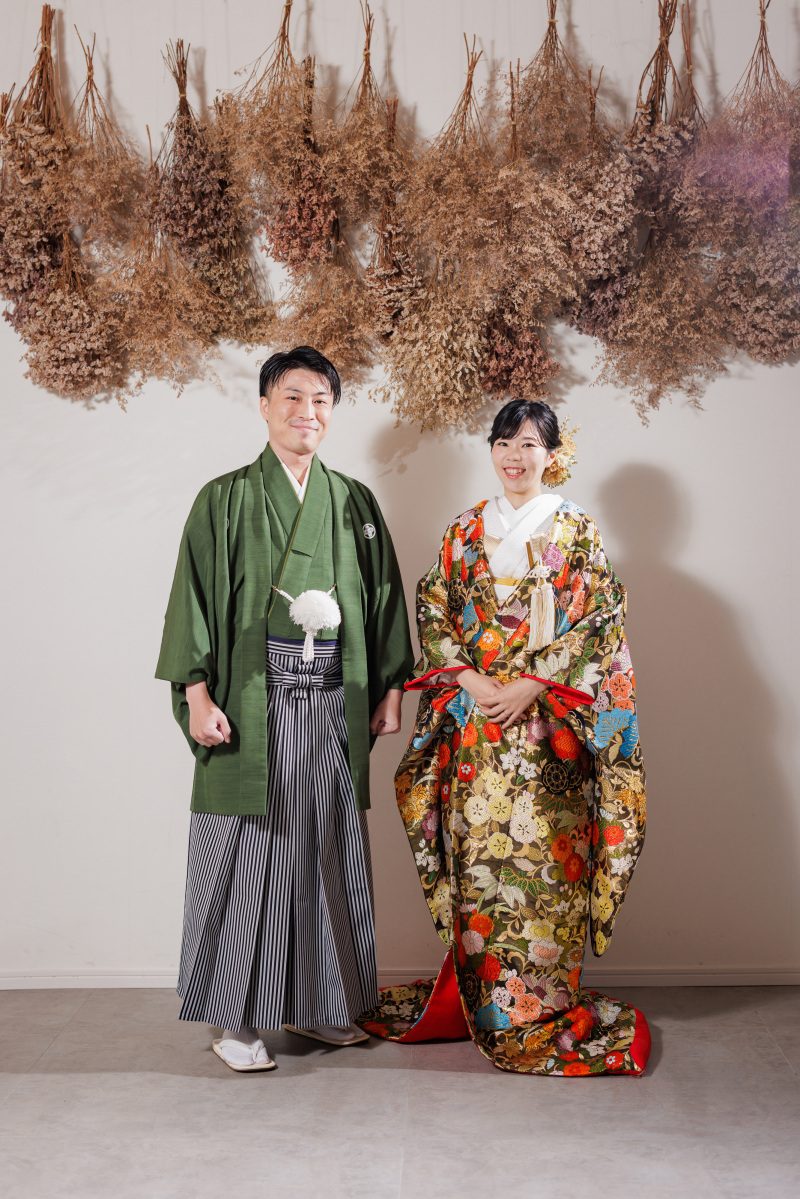 おふたりの和装姿