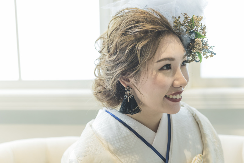 ヘアメイクにこだわりを