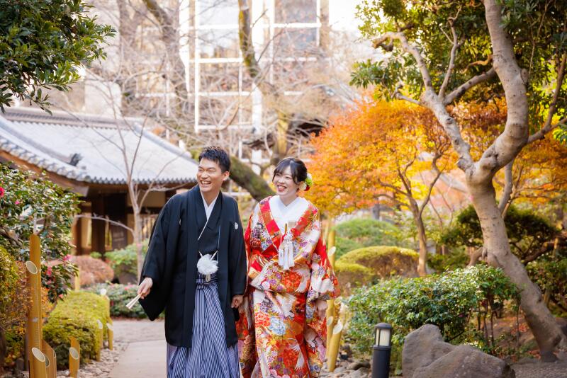 おふたりの自然な笑顔♪