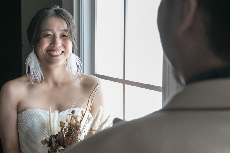 新婦様の表情も、、