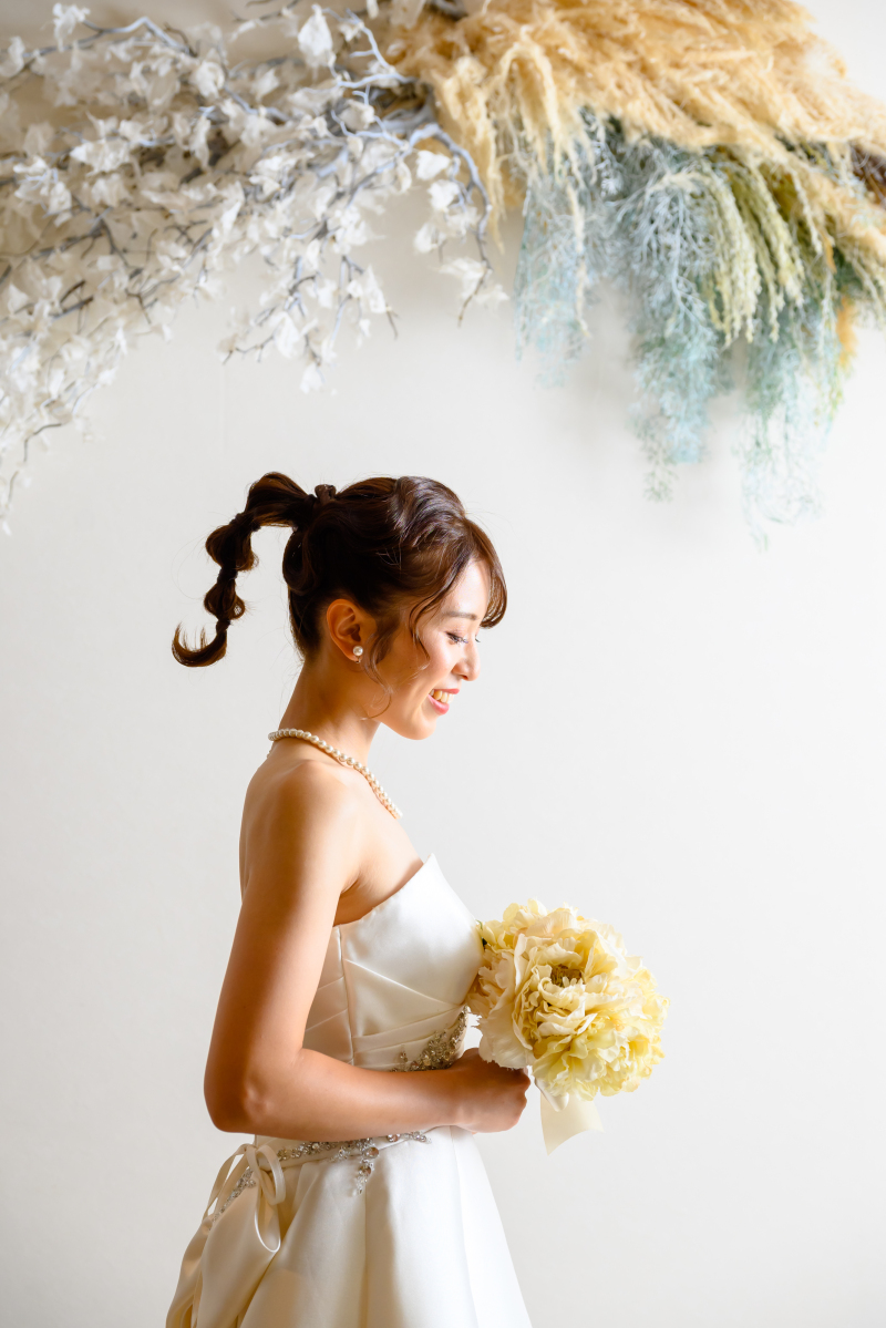 ヘアスタイルも忘れずに