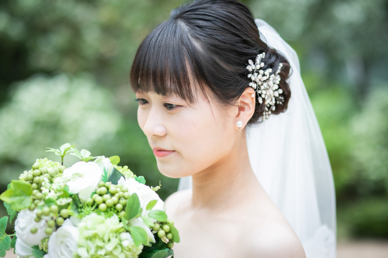 ご新婦様のソロショット