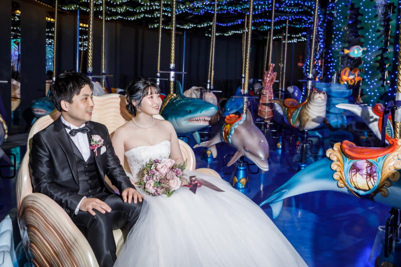 貝殻にのって♪