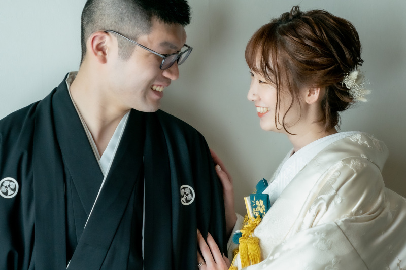 おふたりらしい表情で