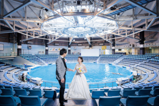 【洋装】アクアパークで初デートの思い出を