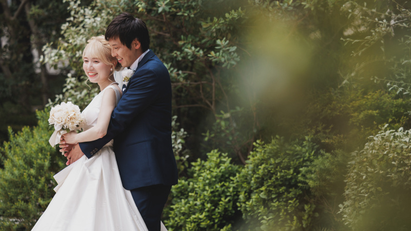 チャペルのお庭でも撮影