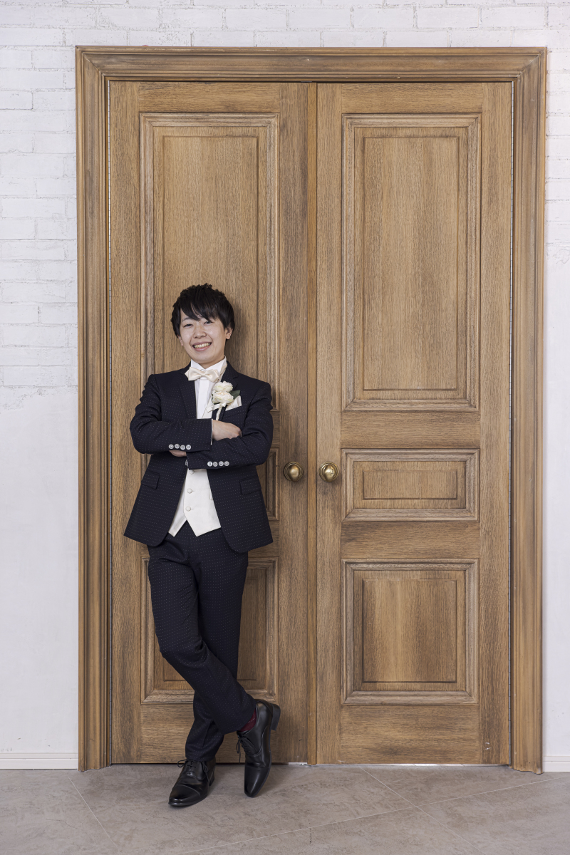 ご新郎様のソロショット