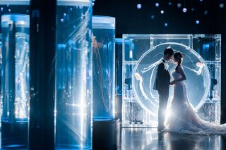 水族館で楽しい撮影