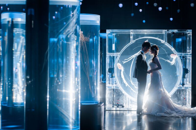 水族館で楽しい撮影