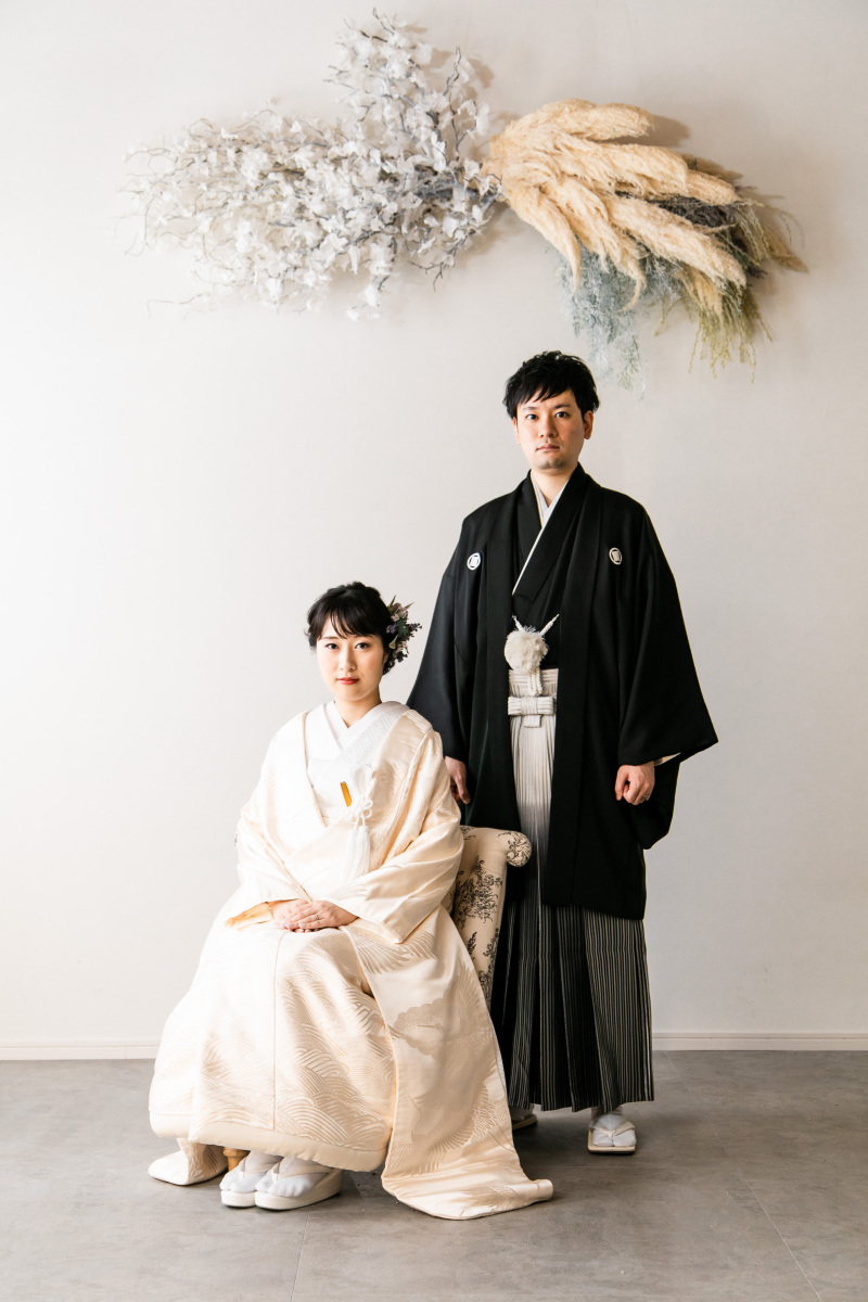 スタジオにてかっちりショット