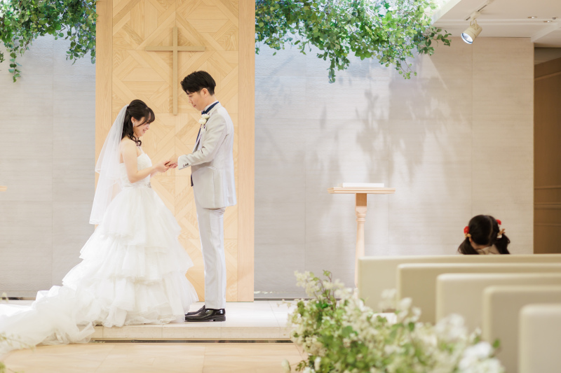 挙式風の撮影も！