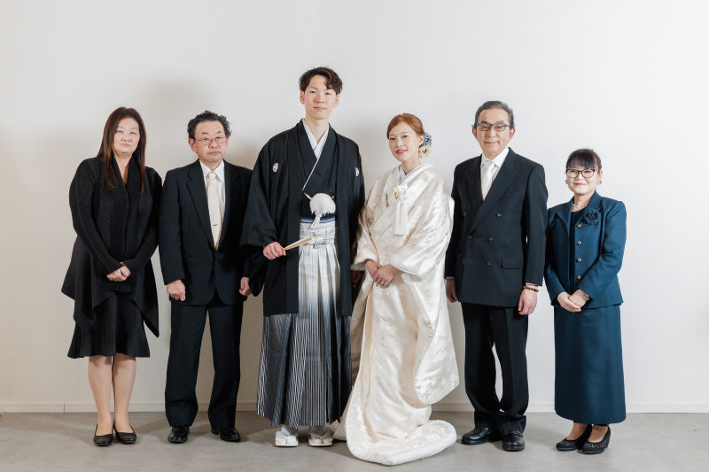 和装でもご家族様と♡