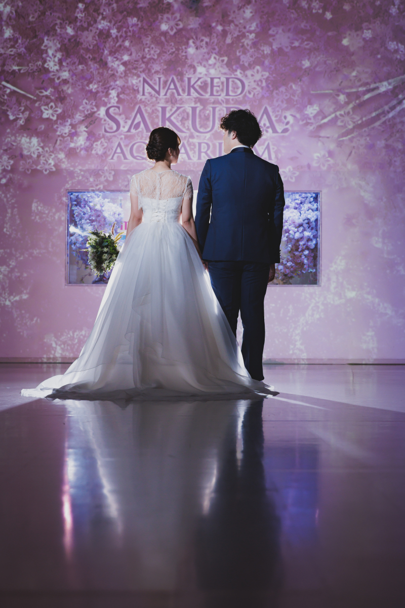 エントランスのウェルカム水槽