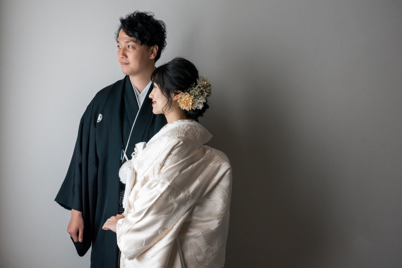 シンプルな背景で